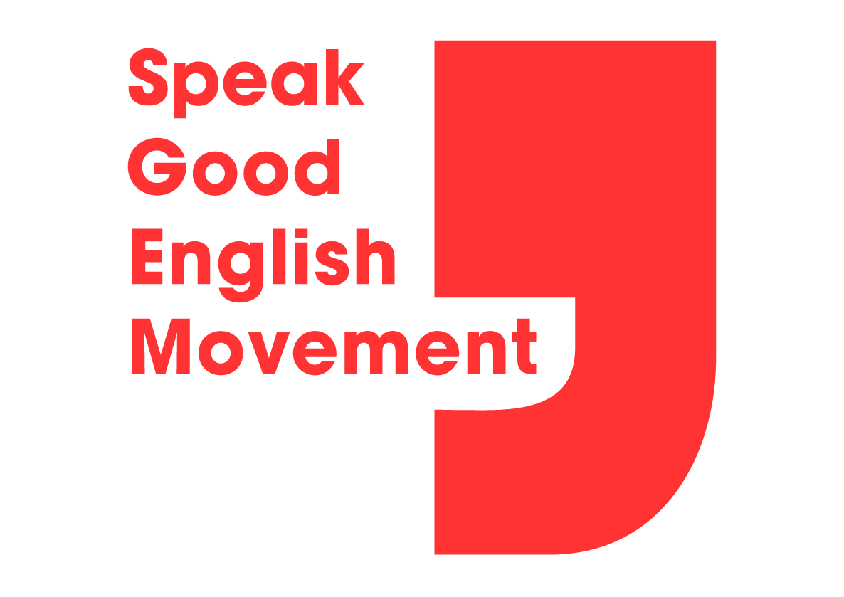 Speak Good English Movement logo